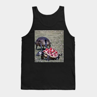 turtle geese with strawberries Tank Top